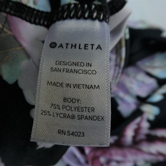 Athleta Run Free Garden Party Leggings Floral Pink - Picture 8 of 8
